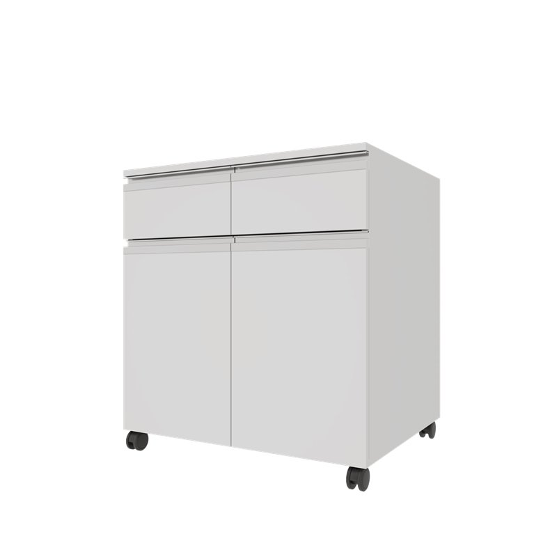 AD-T1K2C606075 TEKERLEKLİ TEK KAPAKLI İKİ ÇEKMECELİ ALT DOLAP (2)